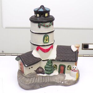 Christmas Lighthouse Village